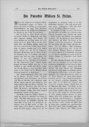 Die Parochie Mülsen St. Niclas