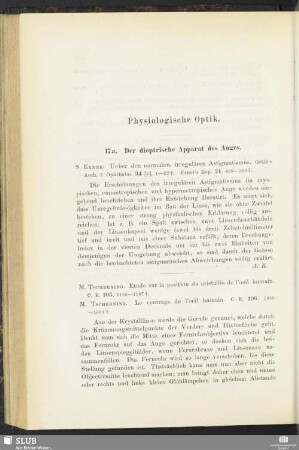 [17.] Physiologische Optik