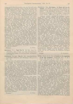 398-399 [Rezension] Elliot, Charles, A Treatise on the Inspiration of the Holy Scriptures