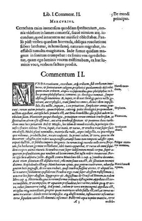 Commentum II.