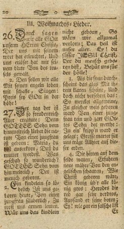 III. Weihnachts-Lieder