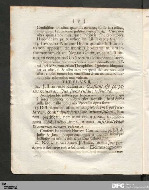 Titvlvs II. [I.]