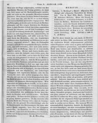 Stark, K. W.: Allgemeine Pathologie oder allgemeine Naturlehre der Krankheit. Abt. 1-2. Leipzig: Breitkopf & Härtel 1838