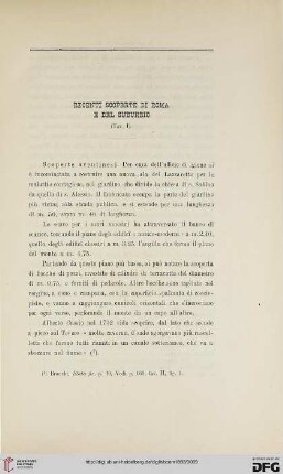 21: Recenti scoperte di Roma e del suburbio, [2]