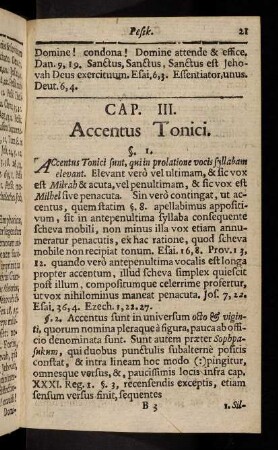 21-29, Cap. III. Accentus Tonici.