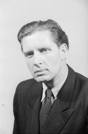 Porträt von Herbert Fechner, Stadtrat für Volksbildung in Berlin : Porträt von Herbert Fechner