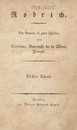 Theil 1: Rodrich
