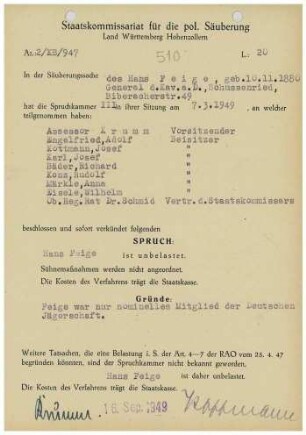 Feige, Hans