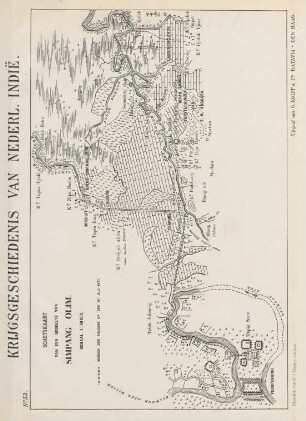 No. 53. Scheetskaart van een gedeelte van Simpang Olim