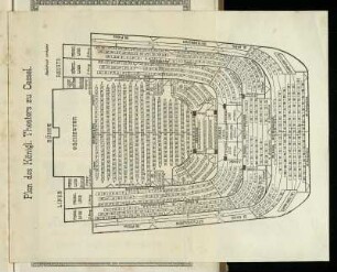 Plan des Königl. Theaters zu Cassel