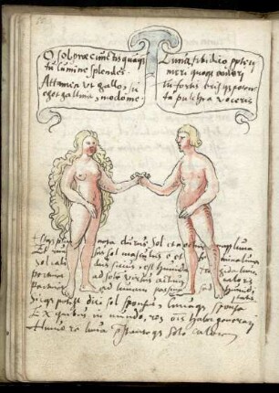 Nacktes Sol/Luna-Paar