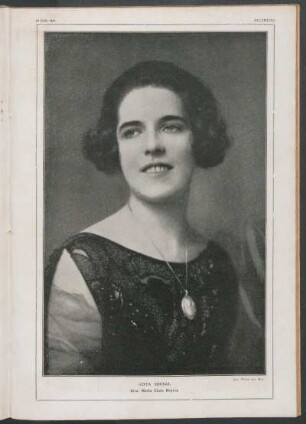 Nota social. - Srta. María Clara Beyrne