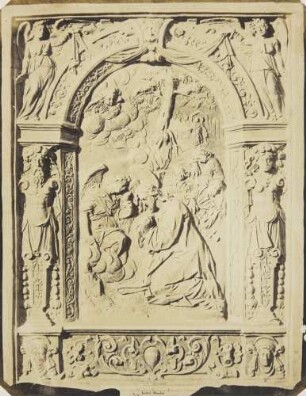 Christus am Ölberg, mitteldeutsche Ofen-Arbeit, Ende des 16. Jahrhunderts