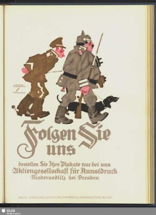 Folgen Sie uns-bestellen Sie Ihre Plakate nur bei uns