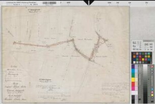 Neuengeseke (Bad Sassendorf), Teilung Neuengeseke, Bl. 1 Brouillonkarte