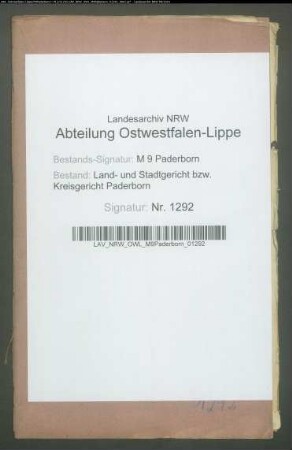 Erblasser: Niggemeier, Anton: