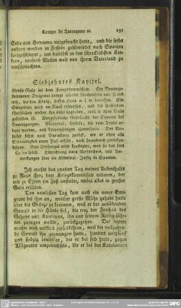 Siebzehntes Kapitel