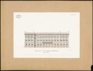 Gewerbeakademie, Berlin 2. Projekt: Seitenansicht