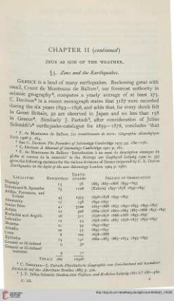 Chapter II(continued): Zeus as god of the weather