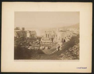 Antikes Theater Taormina (Teatro Greco), Taormina: Ansicht