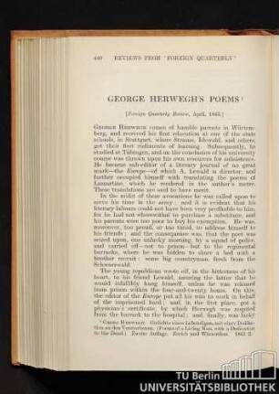 George Herweghs poems