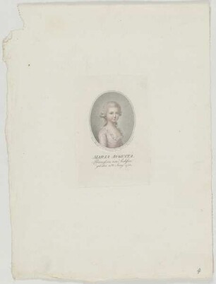 Bildnis der Maria Augusta von Sachsen