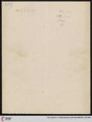 Heid. Hs. 3895 II B - 5,250: Nachlass Heinrich Bassermann, Sonn- und Feiertagspredigten: Predigt zu 1 Kor 12,1-3 (Die Wirksamkeit das Heiligen Geistes)