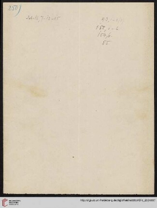 Heid. Hs. 3895 II B - 5,250: Nachlass Heinrich Bassermann, Sonn- und Feiertagspredigten: Predigt zu 1 Kor 12,1-3 (Die Wirksamkeit das Heiligen Geistes)