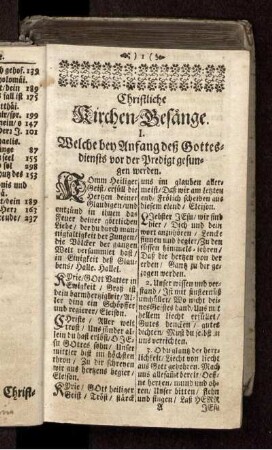 Fest- und Danck-Lieder