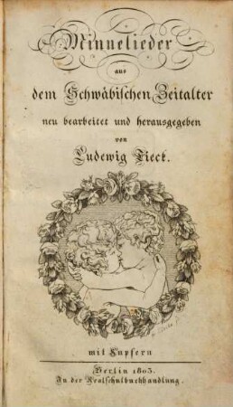 Minnelieder aus dem Schwäbischen Zeitalter