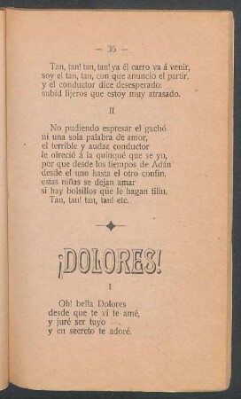 ¡Dolores!