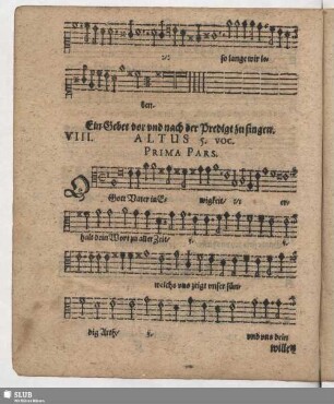 VIII. O Gott Vater in Ewigkeit