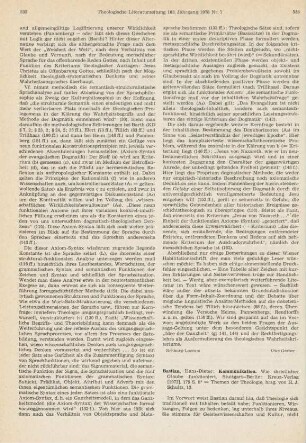 536-538 [Rezension] Bastian, Hans-Dieter, Kommunikation