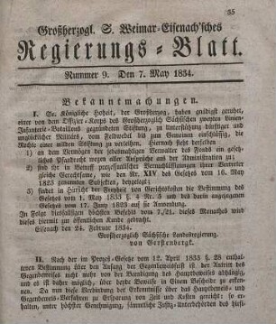 Nr. 9 : 7. May 1834
