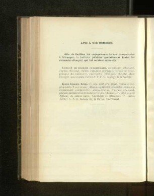 Avia A nos Membres.