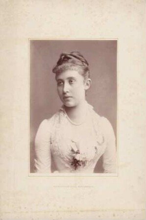 Prinzessin Hilda von Nassau, Brustporträt