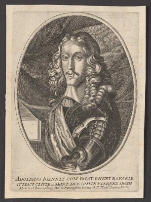 Porträt Adolf Johann I., Pfalzgraf von Zweibrücken-Kleeburg (1629-1689)