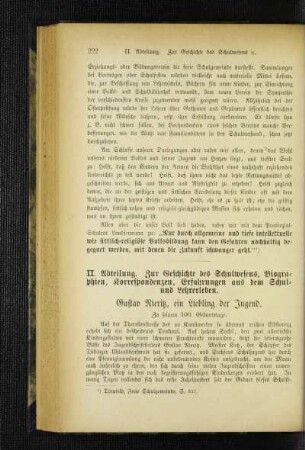 Gustav Nieritz, ein Liebling der Jugend : zu seinem 100. Geburtstage
