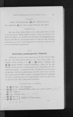 §. 51. Wiederholung zusammengesetzter Zeitwörter.