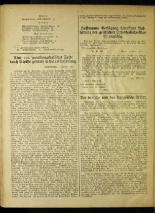 ¬Der¬ deutsche und der französische Lehrer