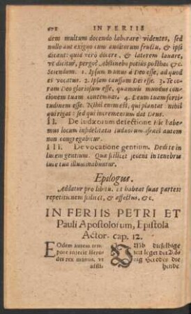 In Feriis Petri Et Pauli Apostolorum ...
