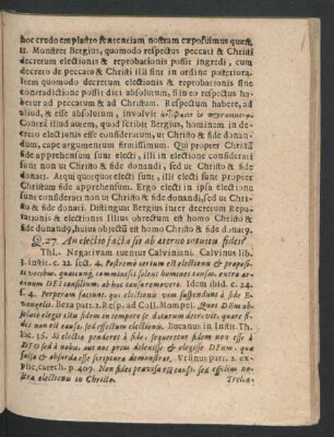 Q. 27. An electio facta sit ab aeterno intuitu fidei?