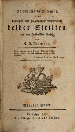 Joseph Maria Galanti's neue historische und geographische Beschreibung beider Sicilien, 4