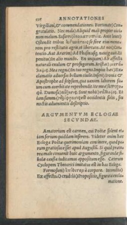 Argumentum Eclogae Secundae.