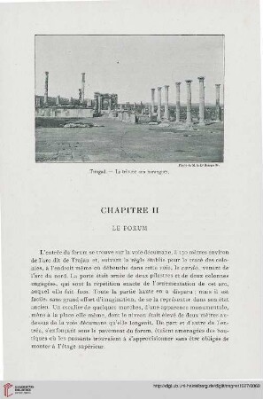 Chapitre II: Le Forum