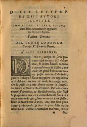 Lettere di diversi autori