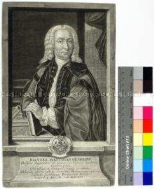 Porträt des Pädagogen und Philologen Johann Matthias Gesner