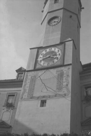 Bautzen: Sonnenuhr am Rathaus