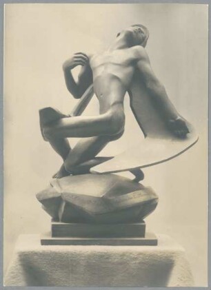 Stürzender Flieger, 1917/19, Bronze