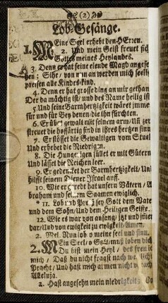 Lob-Gesänge.